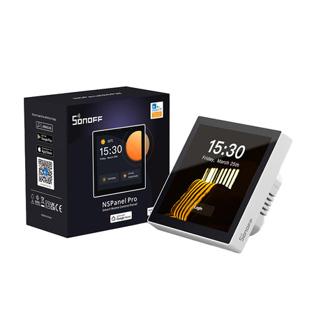 Smart Control Panel Matter WiFi/Bluetooth/ZigBee Sonoff NSPanel Pro Smart Control Panel Matter WiFi/Bluetooth/ZigBee Sonoff NSPanel Pro